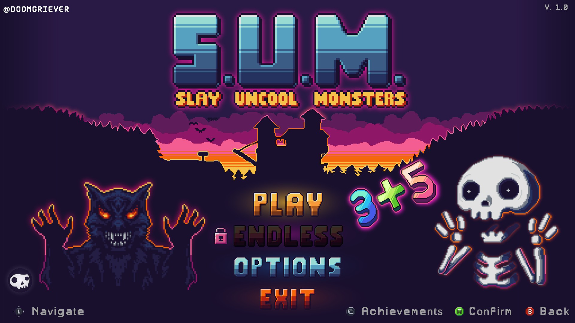 算数を解いてダンジョンを攻略するパズルゲーム S U M Slay Uncool Monsters の評価とレビュー Yuugaming